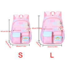 Load image into Gallery viewer, rainbow school backpack