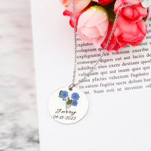 Load image into Gallery viewer, Birthday Flower Necklace