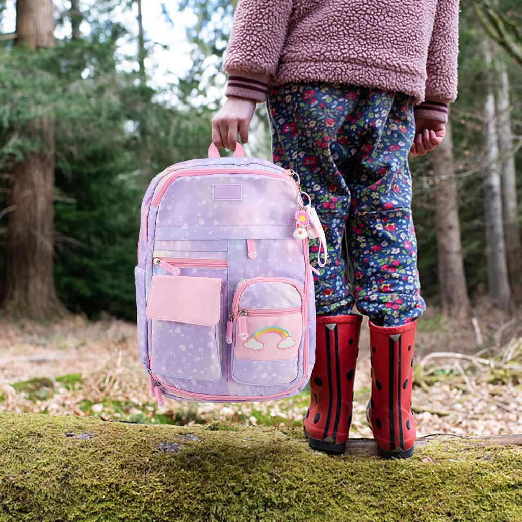 rainbow school backpack