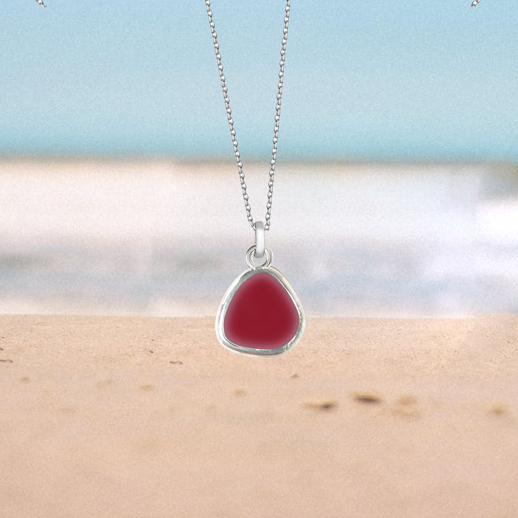 sea glass necklace