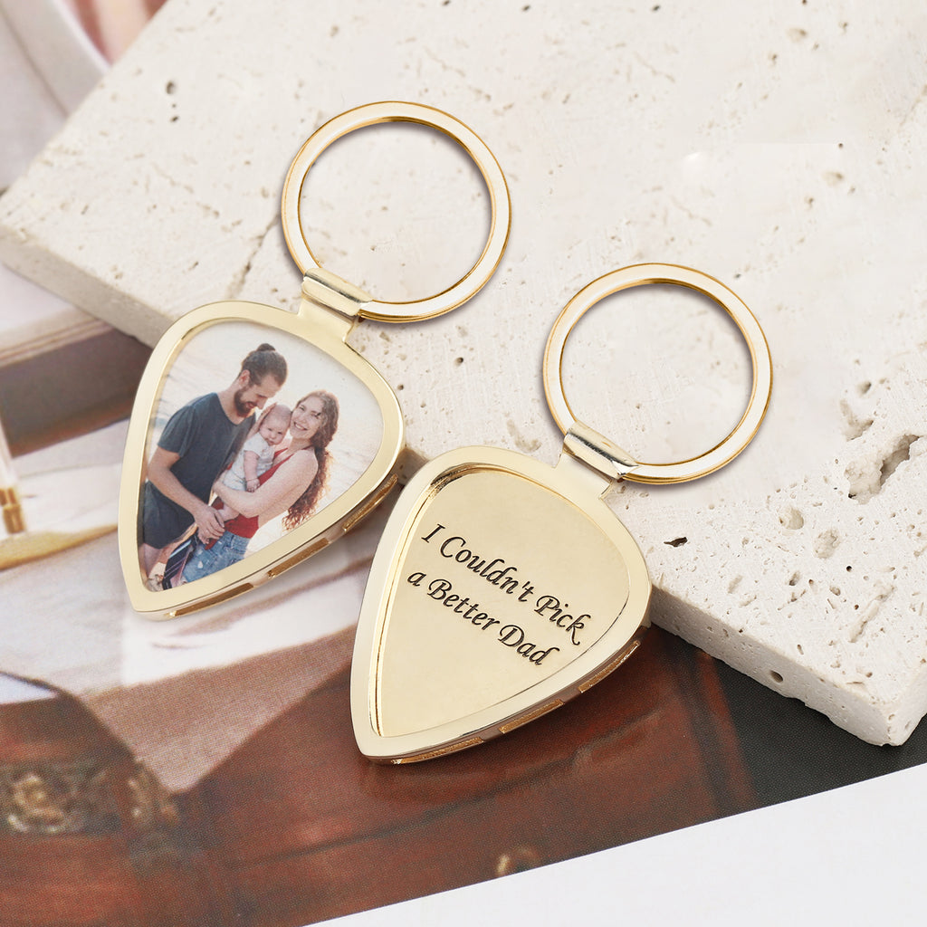 personalized picks necklace keychain