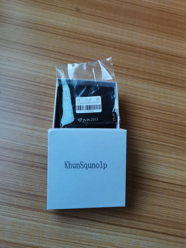 KhunSqunolp Custom Spotify Code Black Keychain