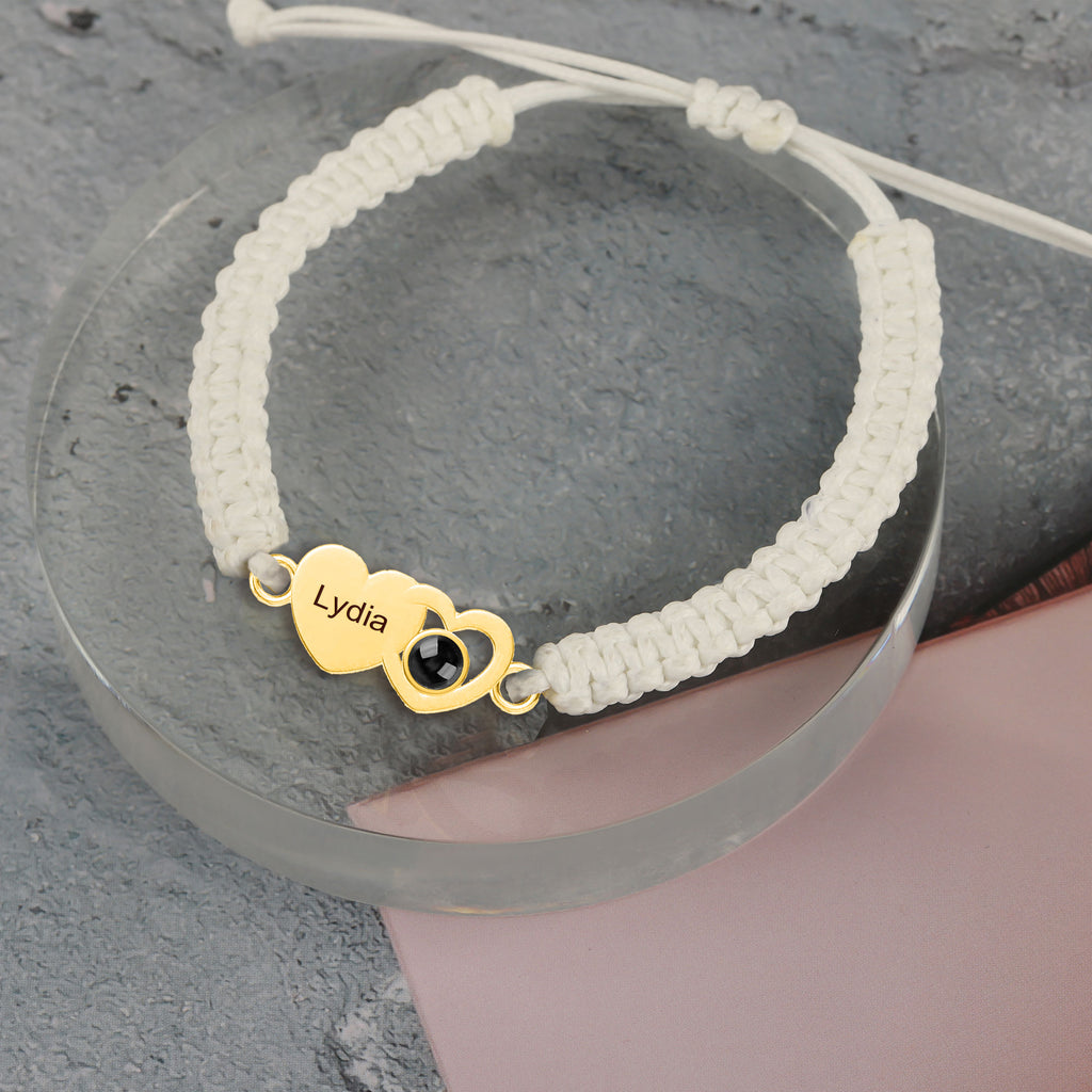 projection heart bracelet