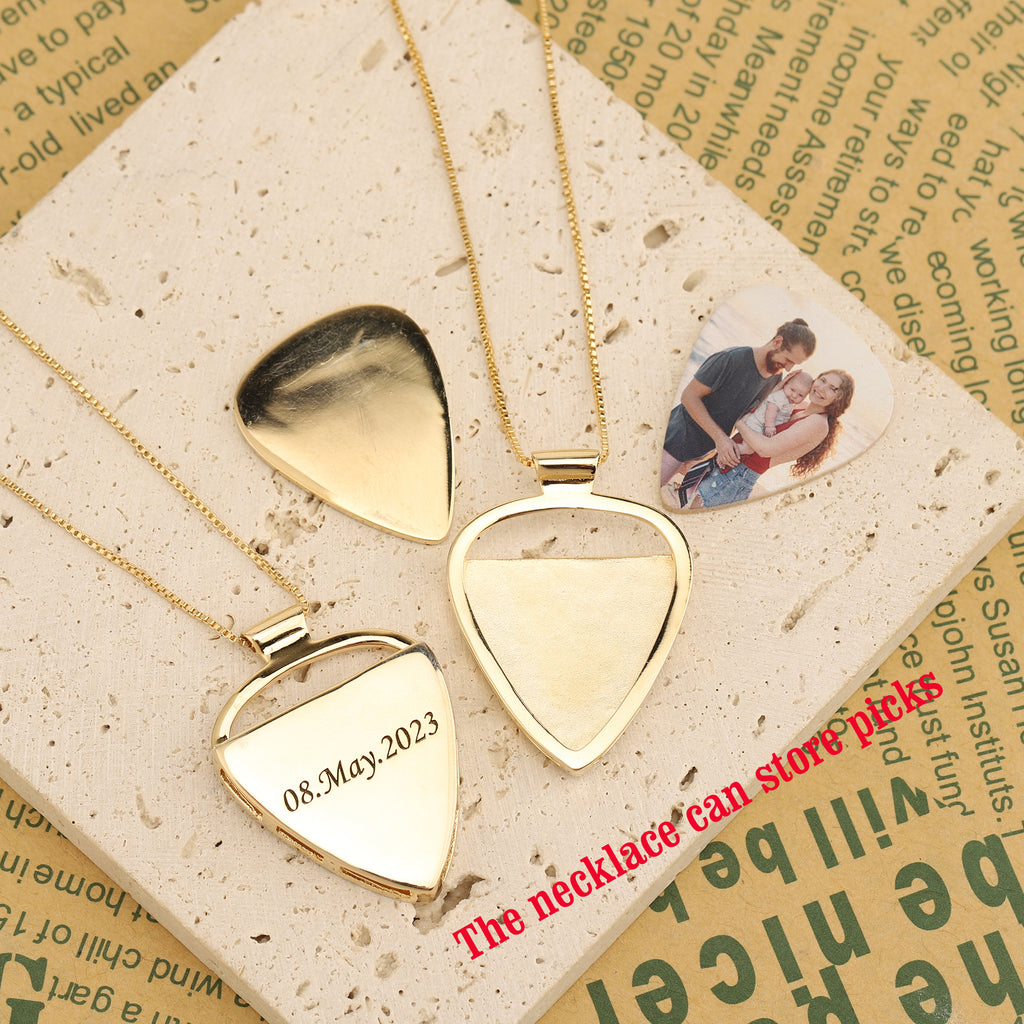 personalized picks necklace keychain