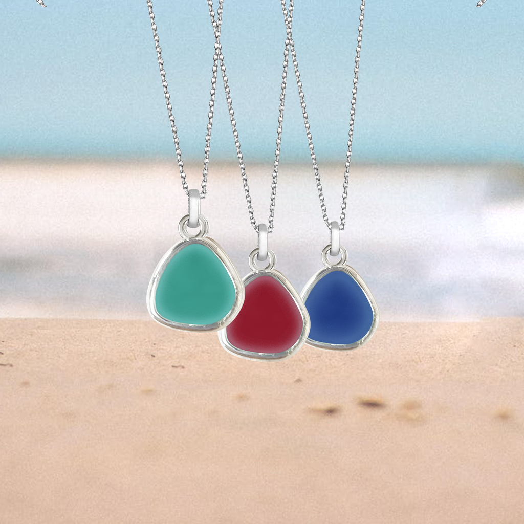 sea glass necklace