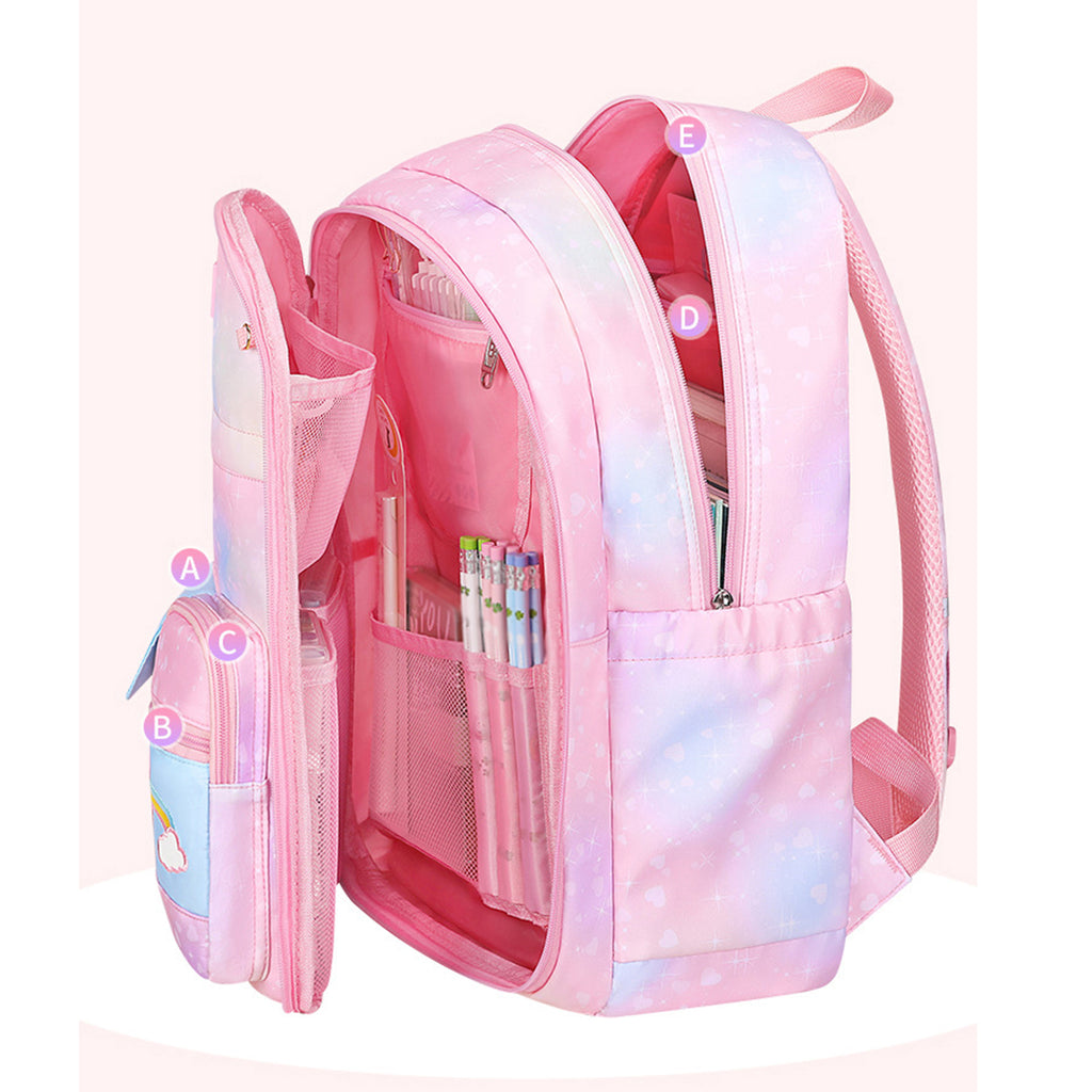 rainbow school backpack