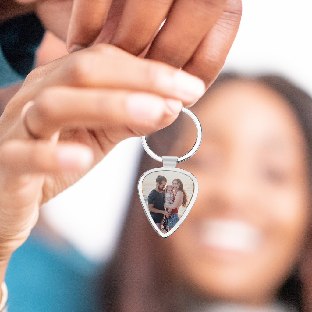 personalized picks necklace keychain