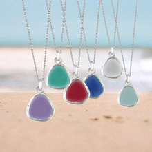 Load image into Gallery viewer, sea glass necklace