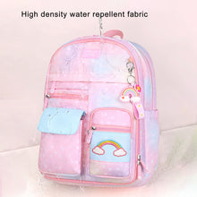 Load image into Gallery viewer, rainbow school backpack