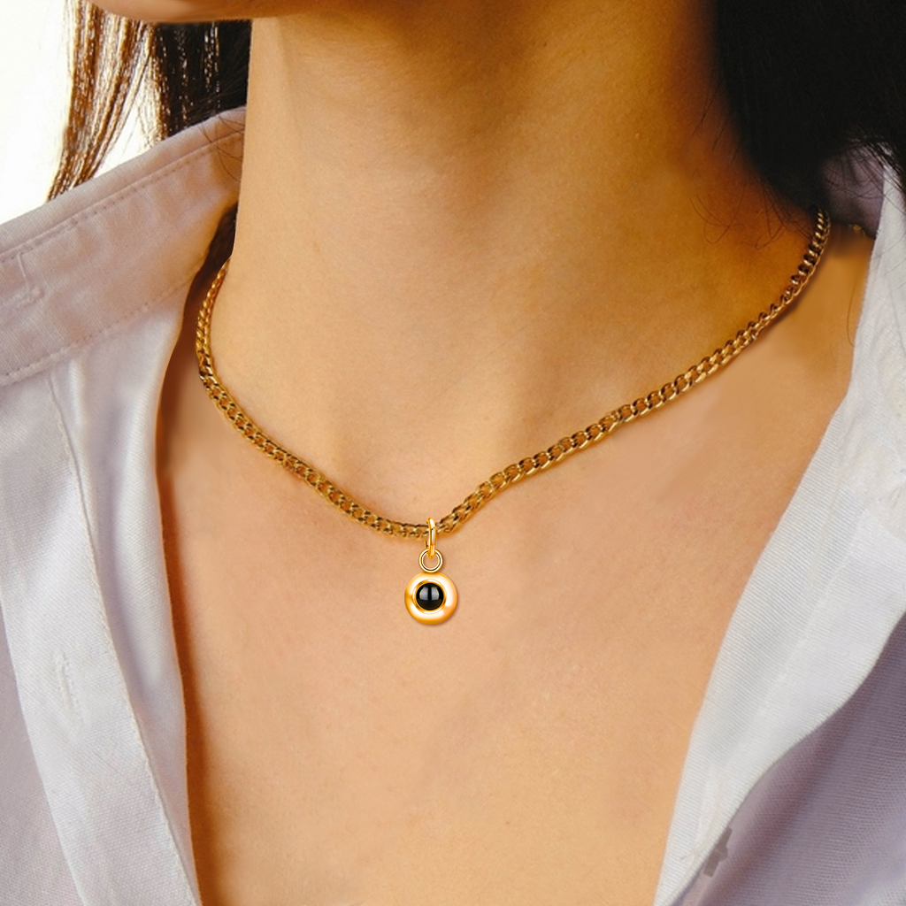 projection necklace