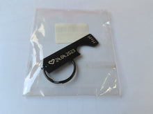 Load image into Gallery viewer, KhunSqunolp Custom Spotify Code Black Keychain