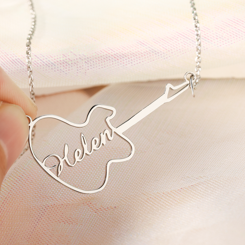 guitar necklace