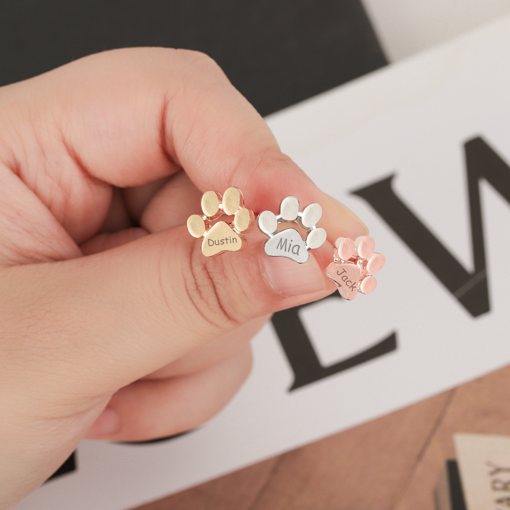 paw earrings