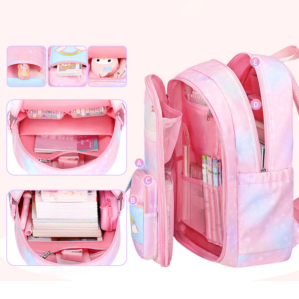 rainbow school backpack