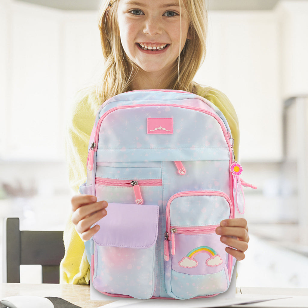 rainbow school backpack