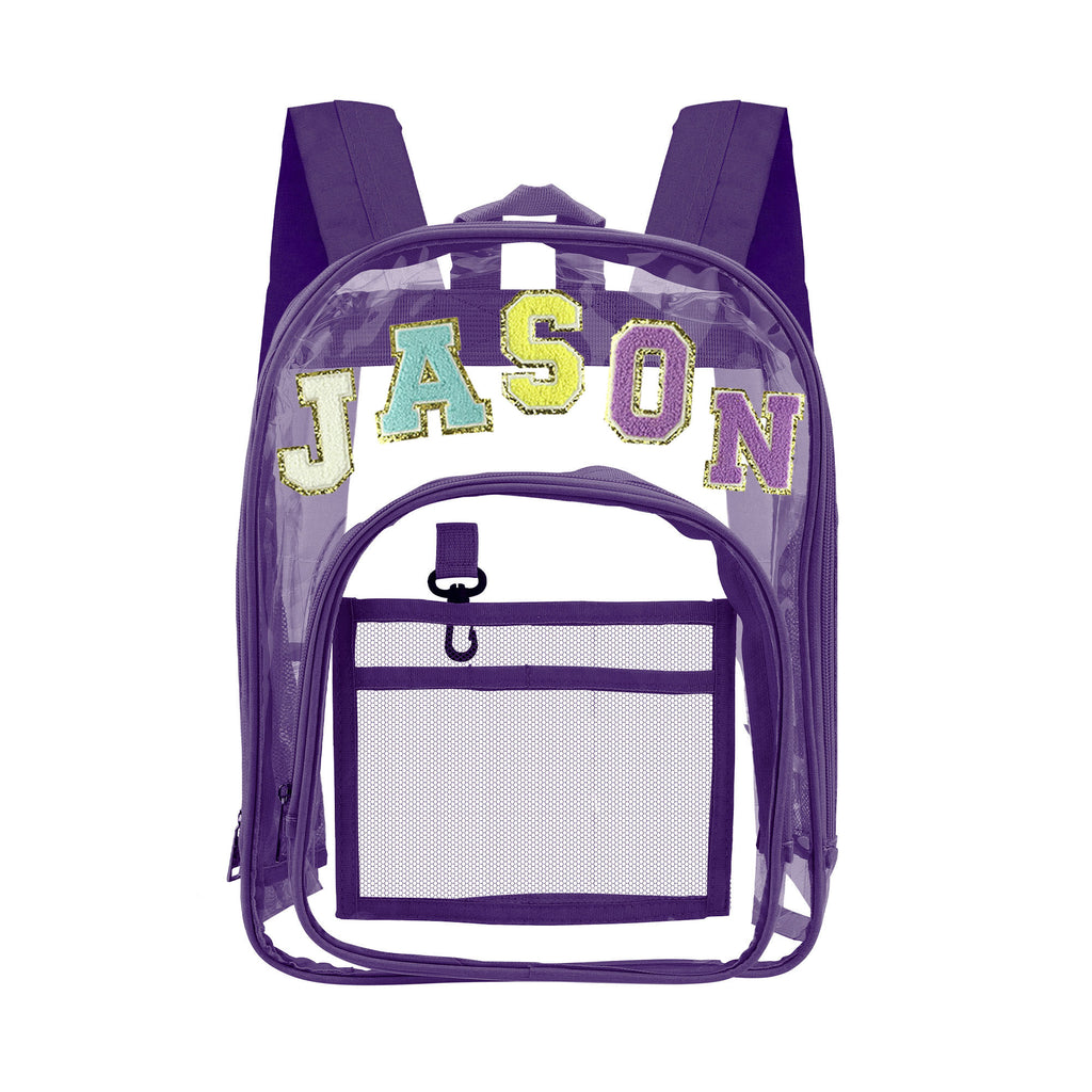 clear backpack