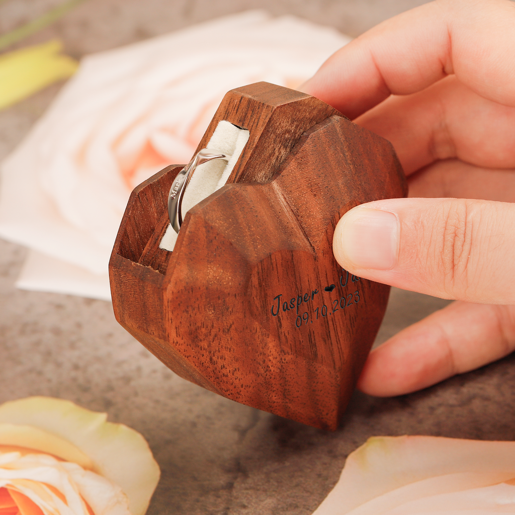 heart ring box