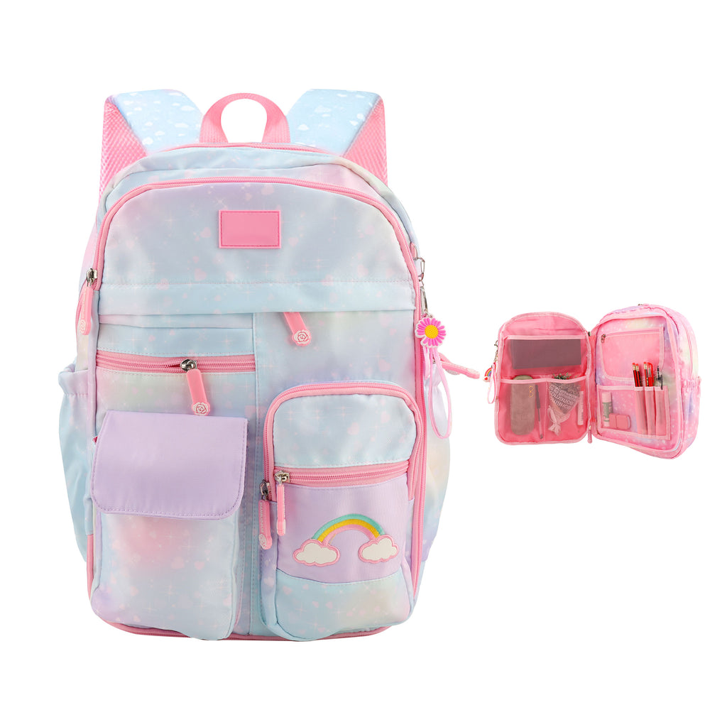 rainbow school backpack