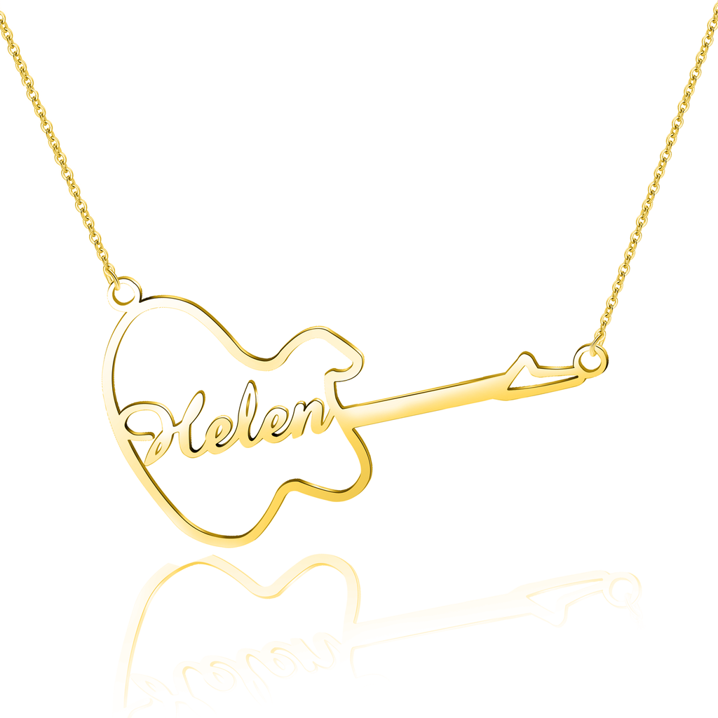 guitar necklace