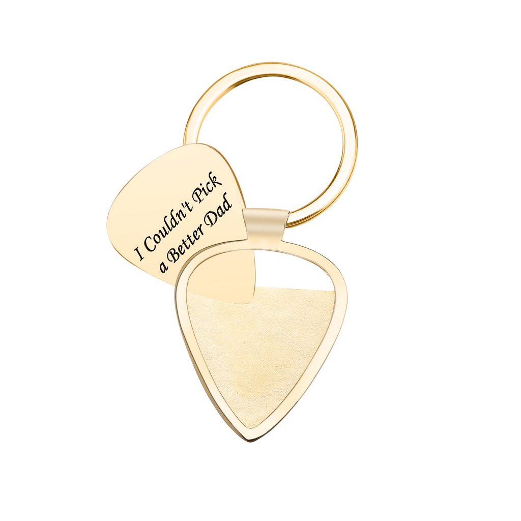 personalized picks necklace keychain