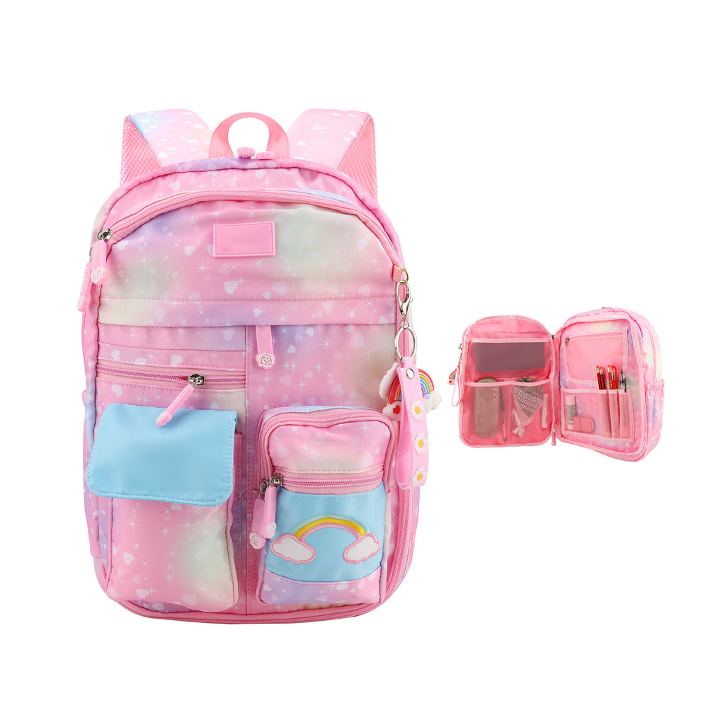 rainbow school backpack