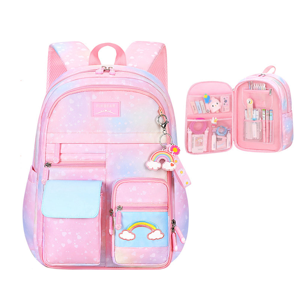 rainbow school backpack