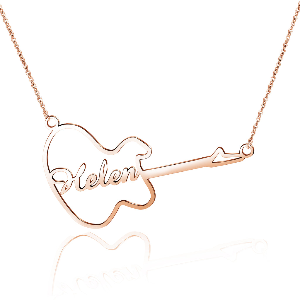 guitar necklace