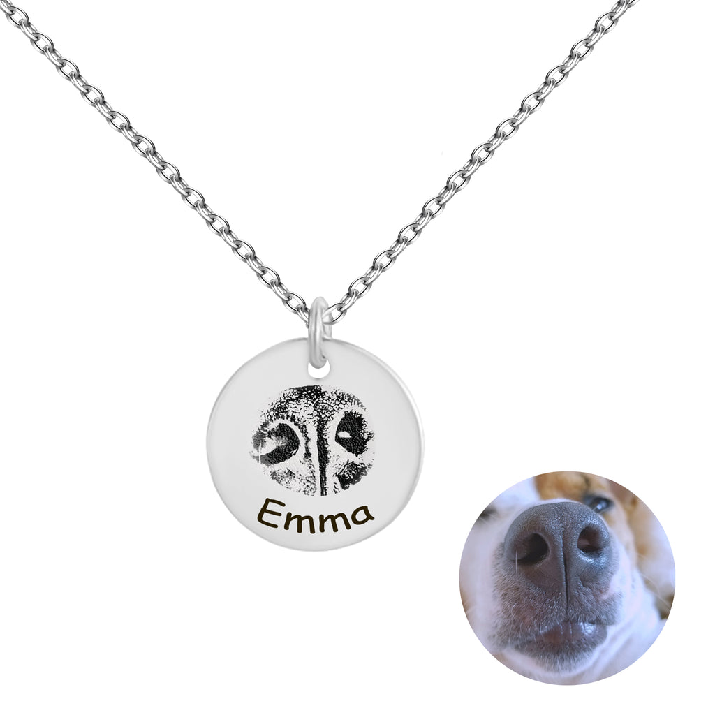 dog nose necklace