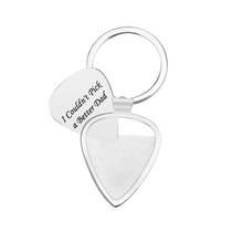 Load image into Gallery viewer, personalized picks necklace keychain