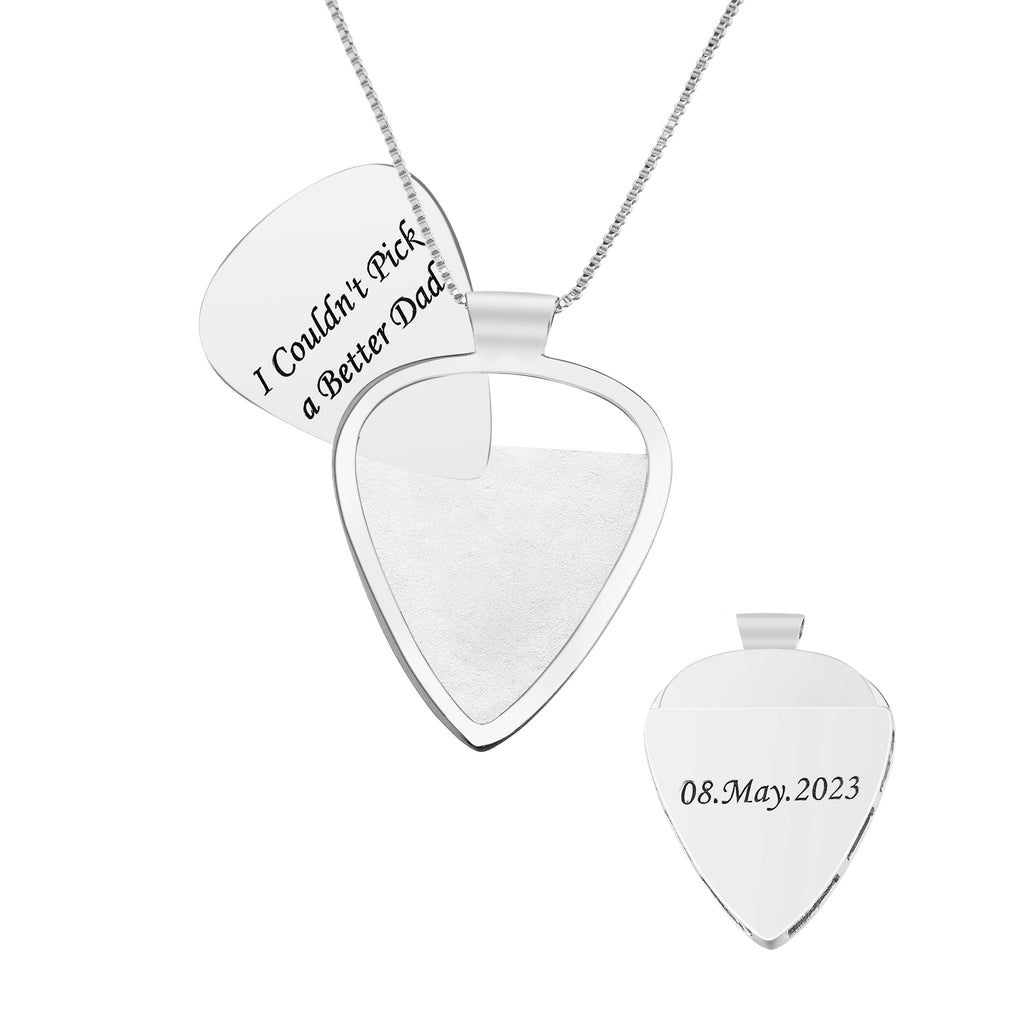 personalized picks necklace keychain