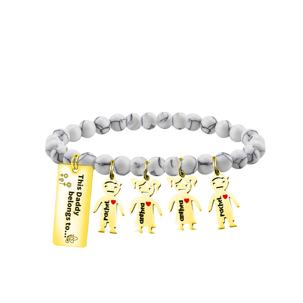 personalized kids bracelet