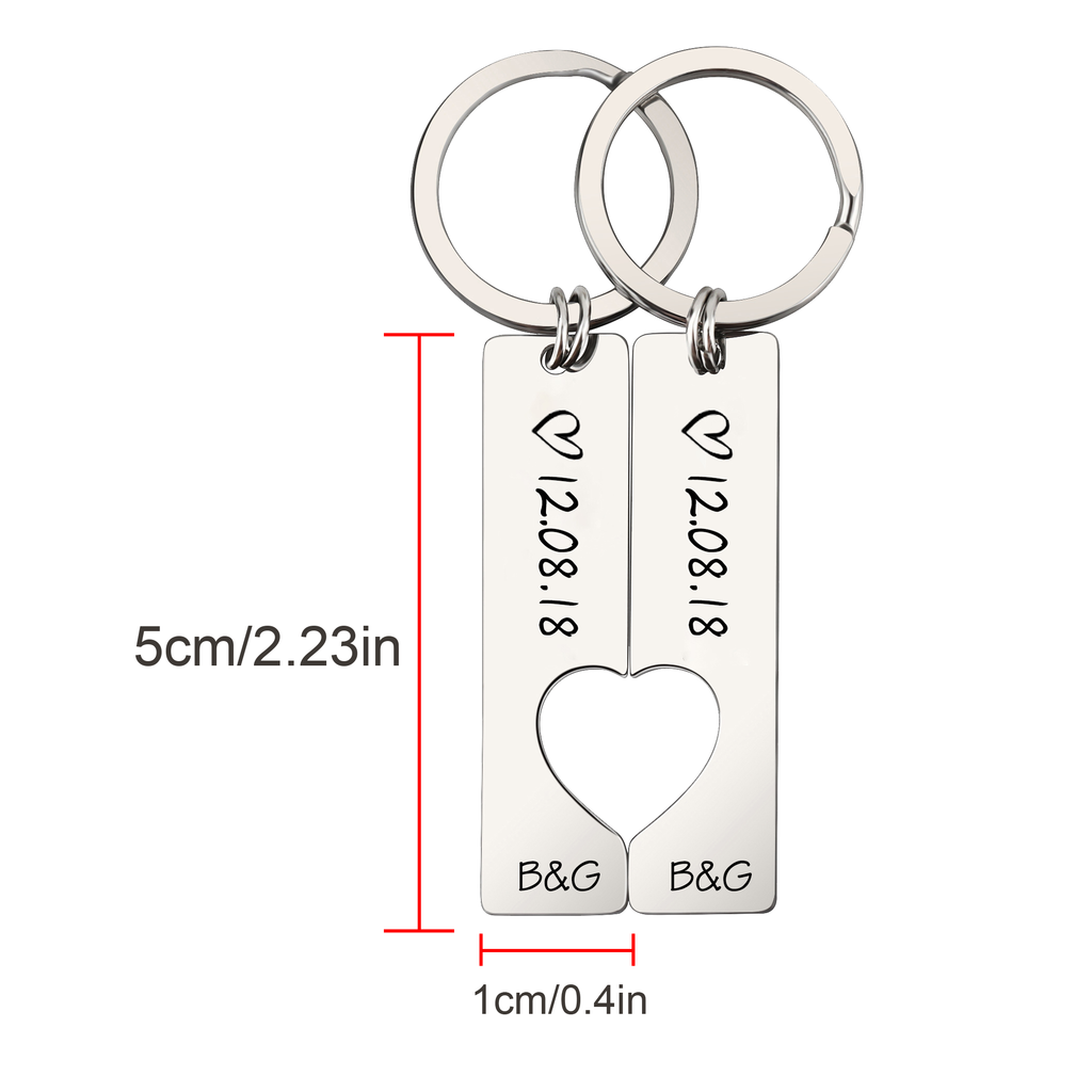 KMW20121501 couple keychain