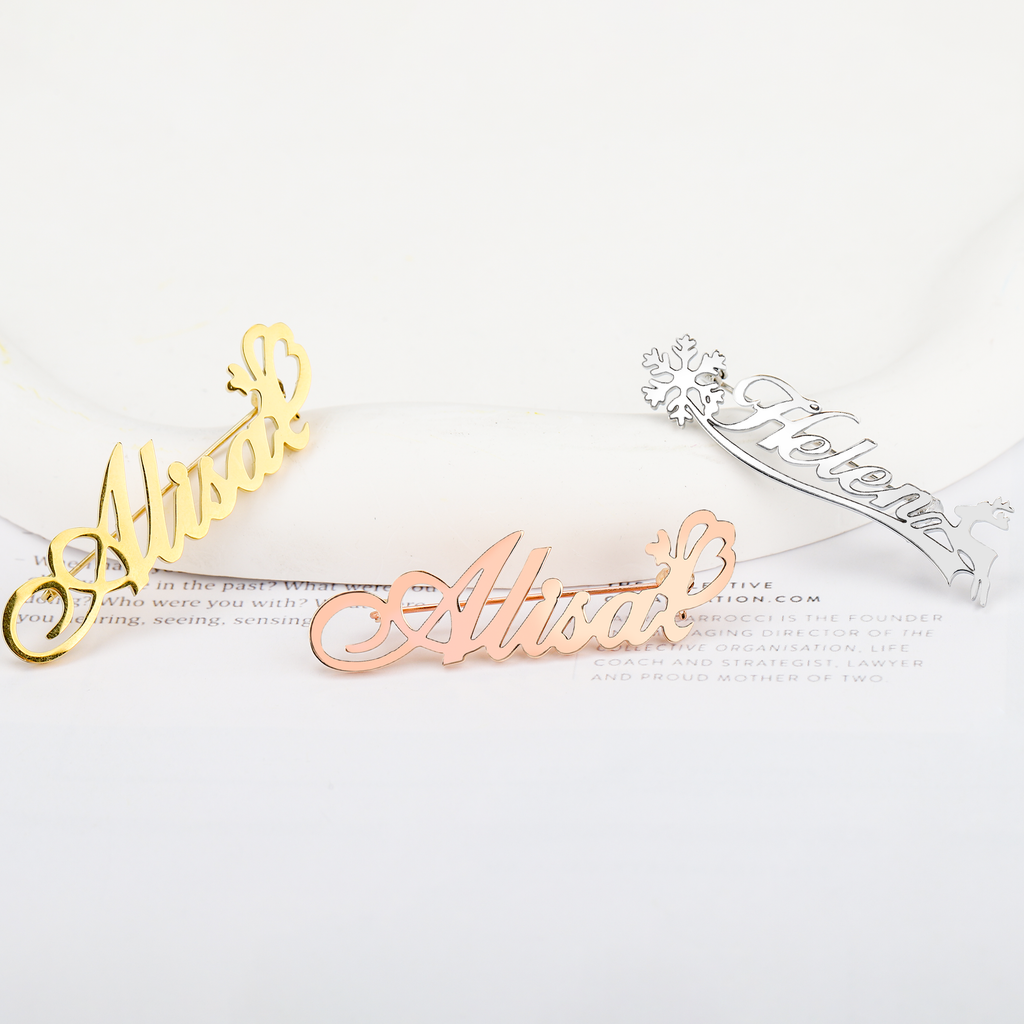 Personalized Brooches