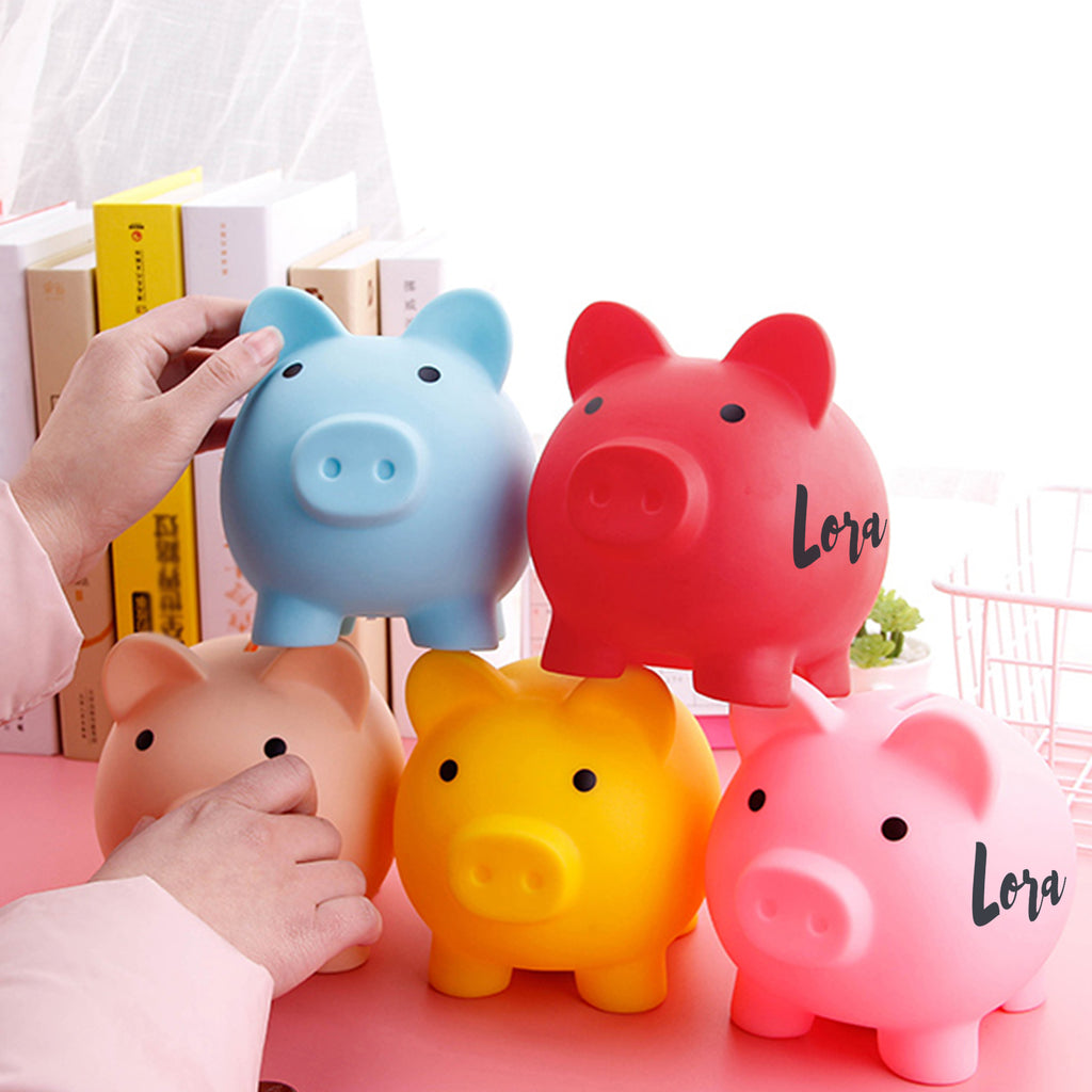 personalized piggy bank