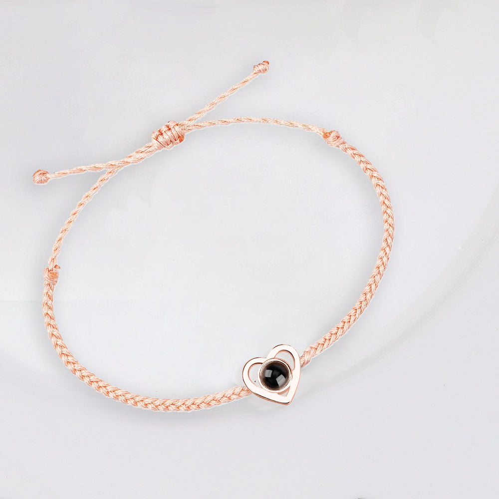 heart projection bracelet