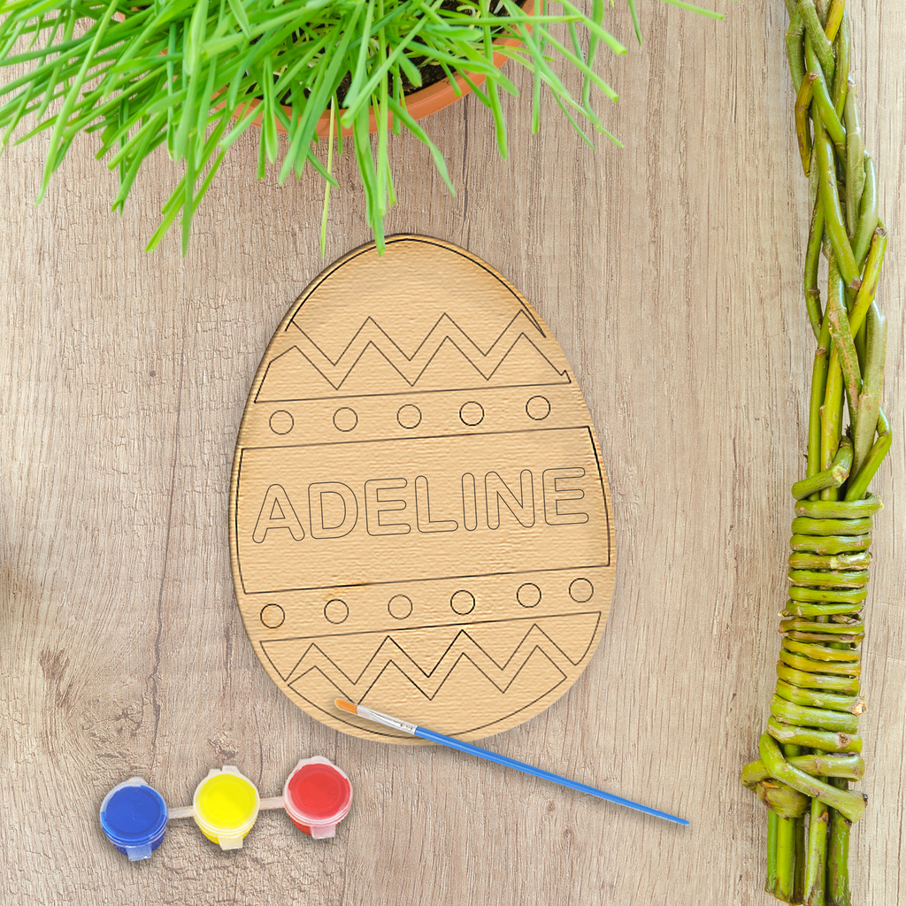 wooden easter egg diy