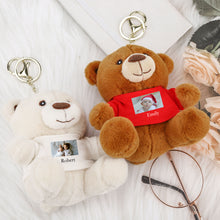 Load image into Gallery viewer, Custom Plush Teddy Keychain