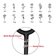 Load image into Gallery viewer, Personalized Birth Flower Stethoscope ID