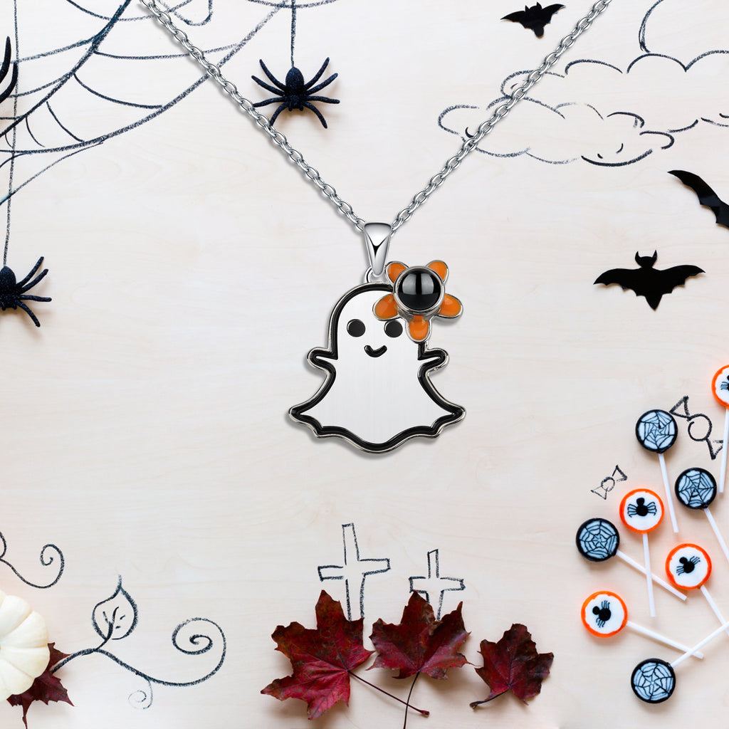 Ghosts projection necklace