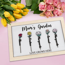 Load image into Gallery viewer, personalized birth flower sign