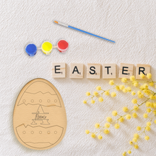 Load image into Gallery viewer, wooden easter egg diy