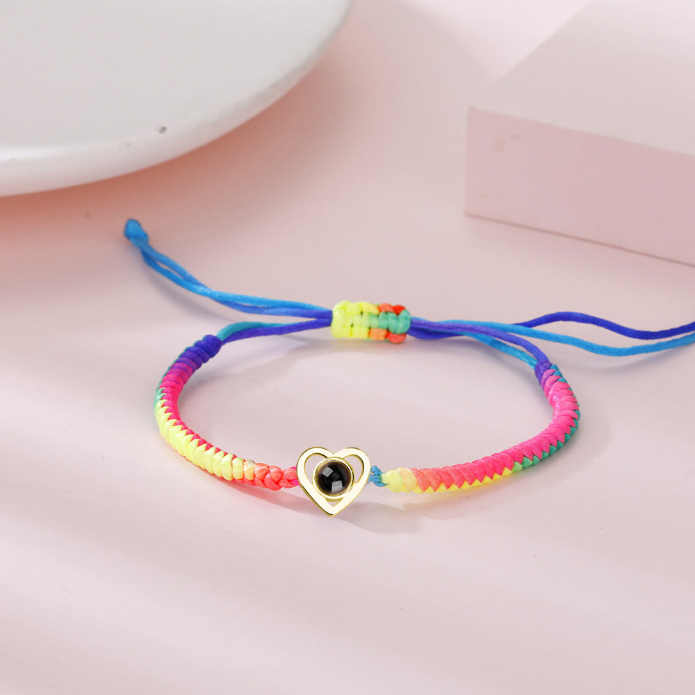 heart projection bracelet