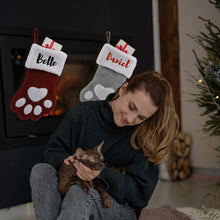 Load image into Gallery viewer, Paw Christmas Stocking