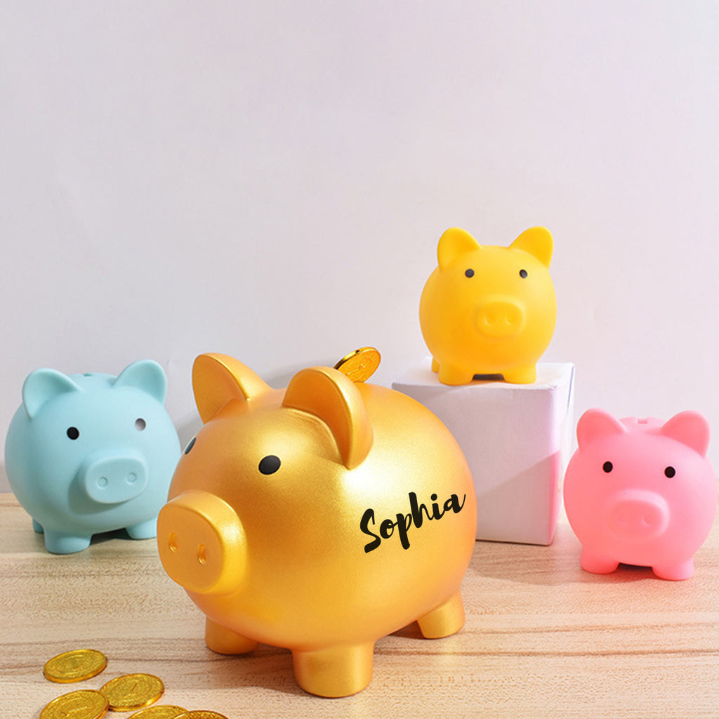 personalized piggy bank