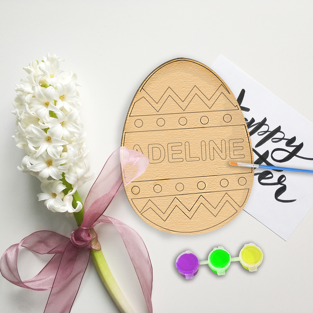 wooden easter egg diy