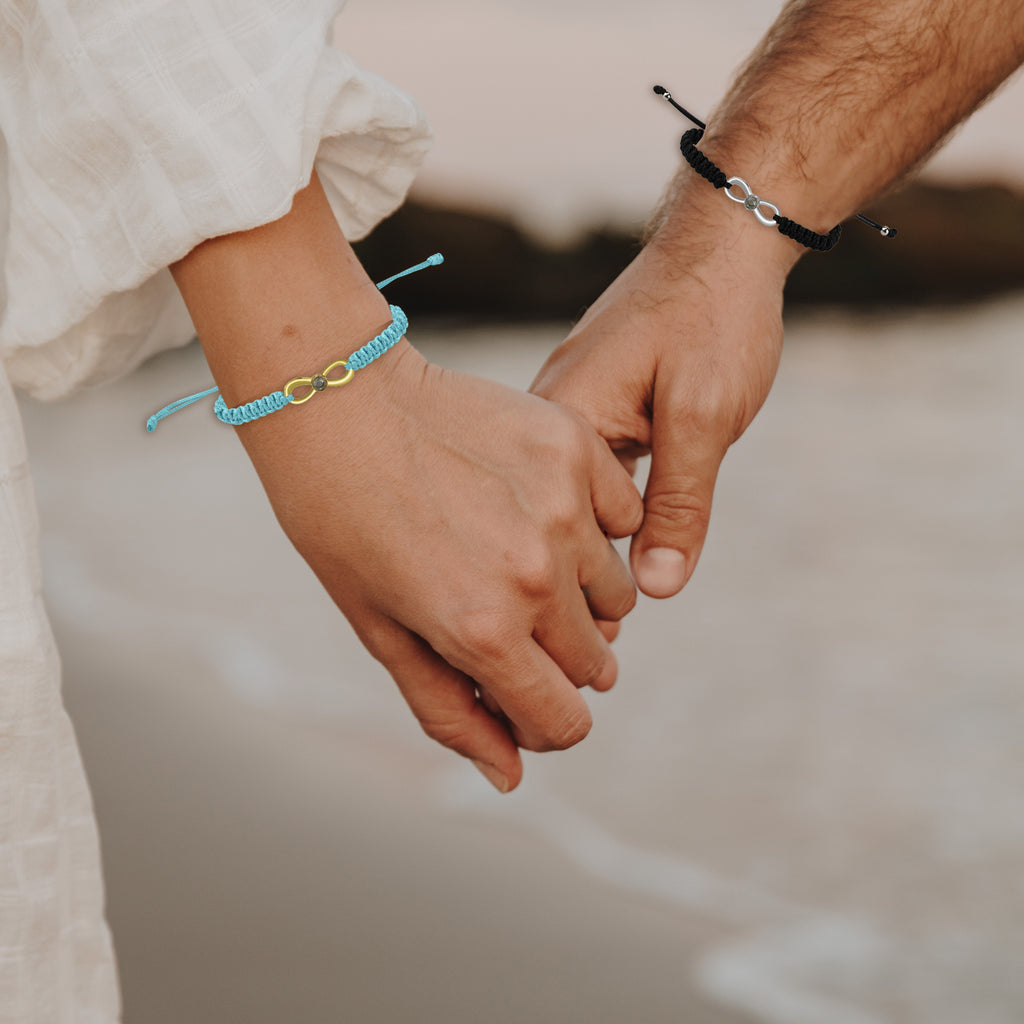 Infinity projection bracelet