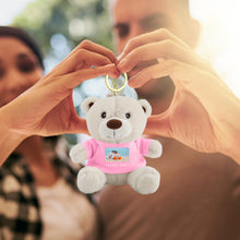 Load image into Gallery viewer, Custom Plush Teddy Keychain