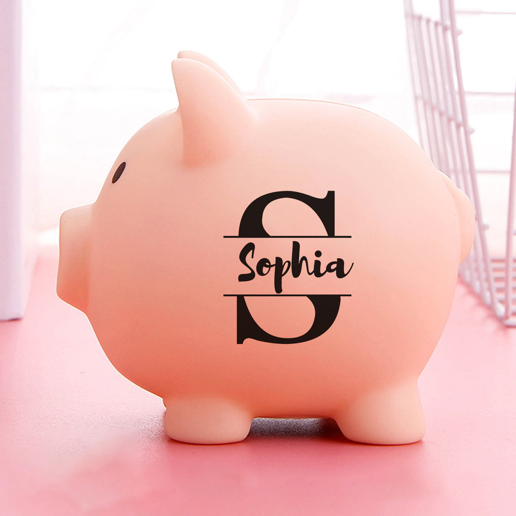 personalized piggy bank