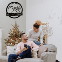 Load image into Gallery viewer, couples promise metal sign