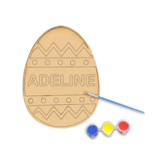 Load image into Gallery viewer, wooden easter egg diy